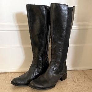 BORN COMFORT Black Leather …